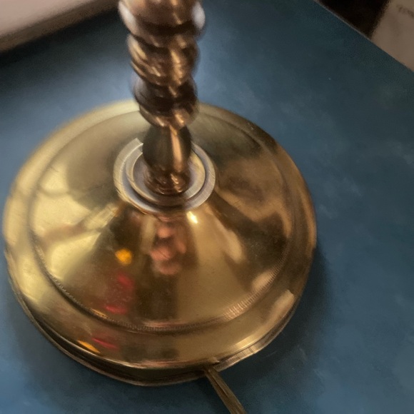 Student Lamp with Cranberry shade - Picture 3 of 5